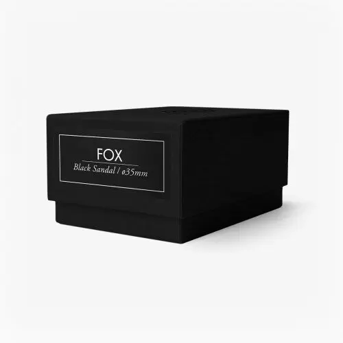 Orologio in legno nero - Fox 35